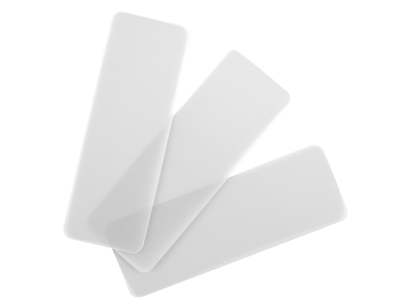 Lange Tür-Öffnungskarten (3x 230 x 80 x 0.5 mm)