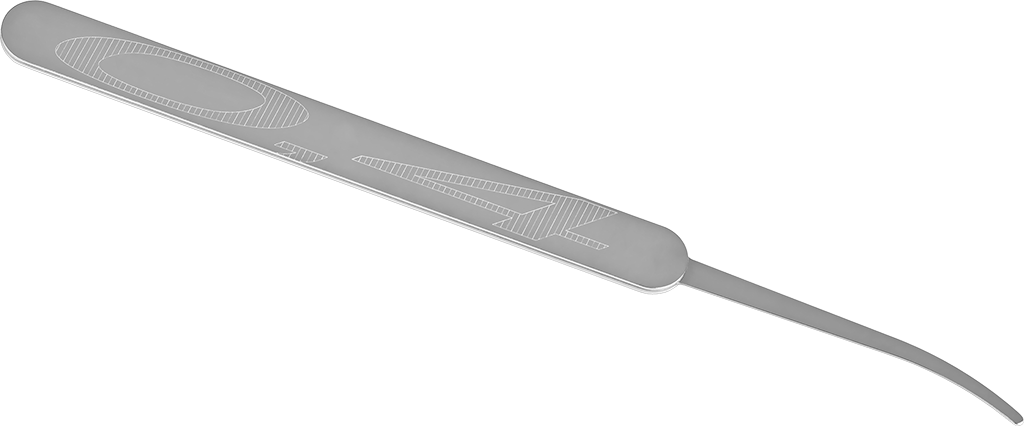 ELITE Curve-side aligned shaft Pick 0.4 mm (V53)
