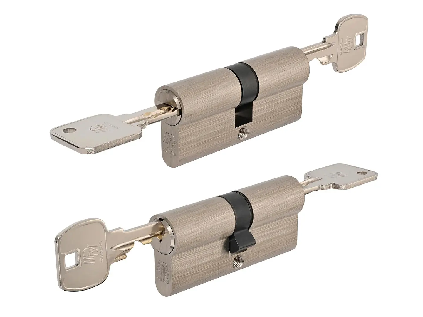 Closed 6-pin Dimple / Euro Profile Practice Lock Set