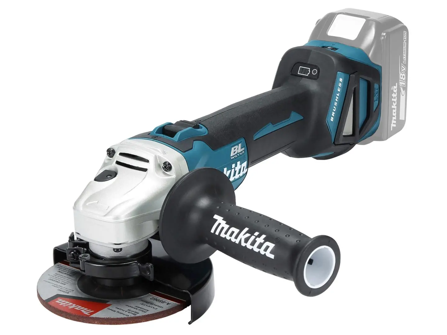 Makita cordless angle grinder DGA511Z w/o battery & charger