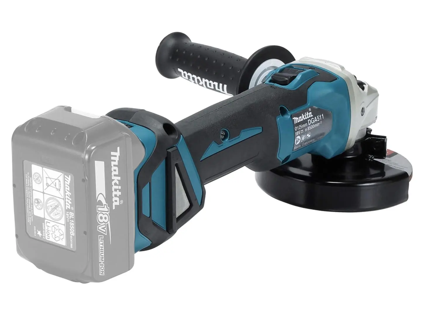 Makita cordless angle grinder DGA511Z w/o battery & charger