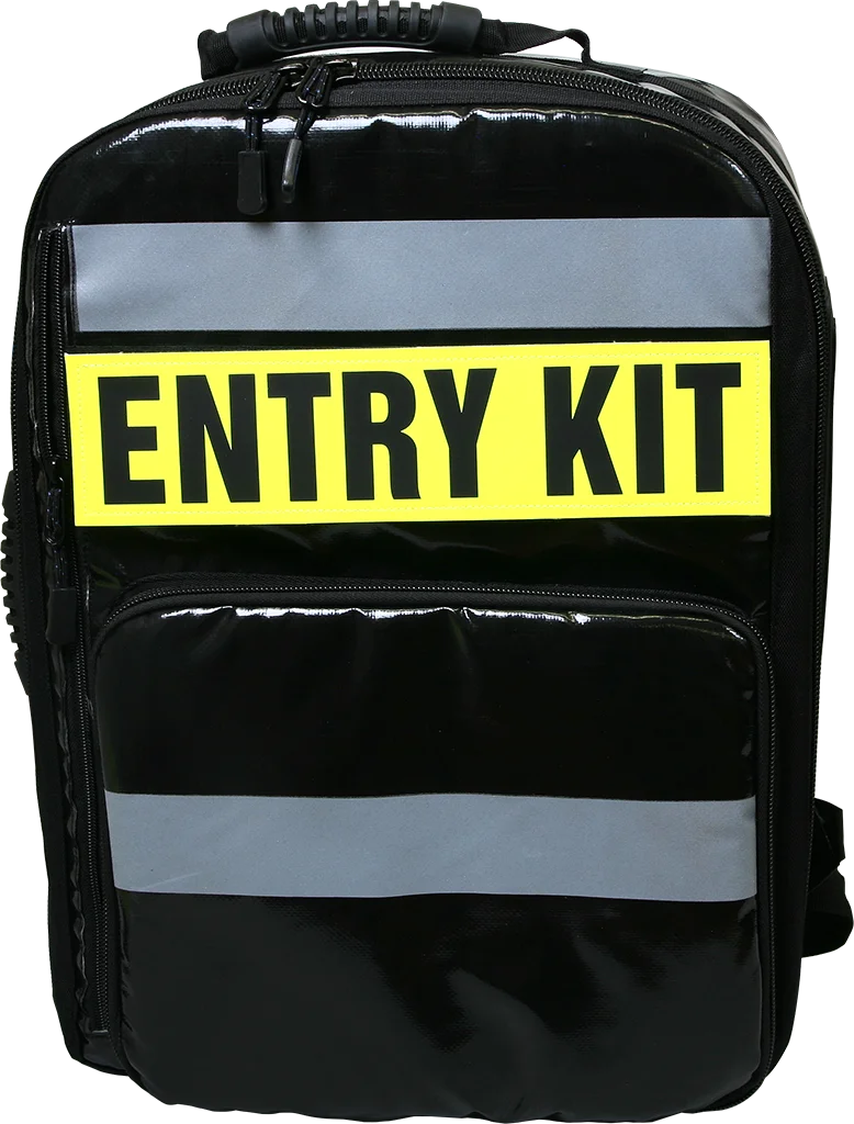 Emergency-Openings Backpack, black