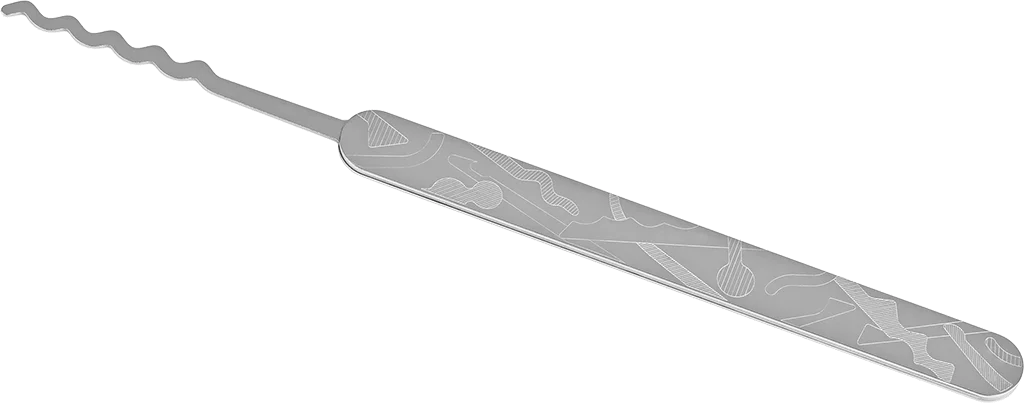 ELITE Wave rake small quint sinusoid 0.6 mm (PN74)