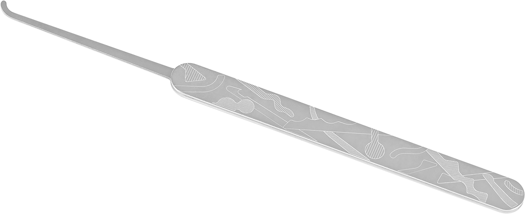 ELITE Hook medium round Pick 0.6 mm (PN58)