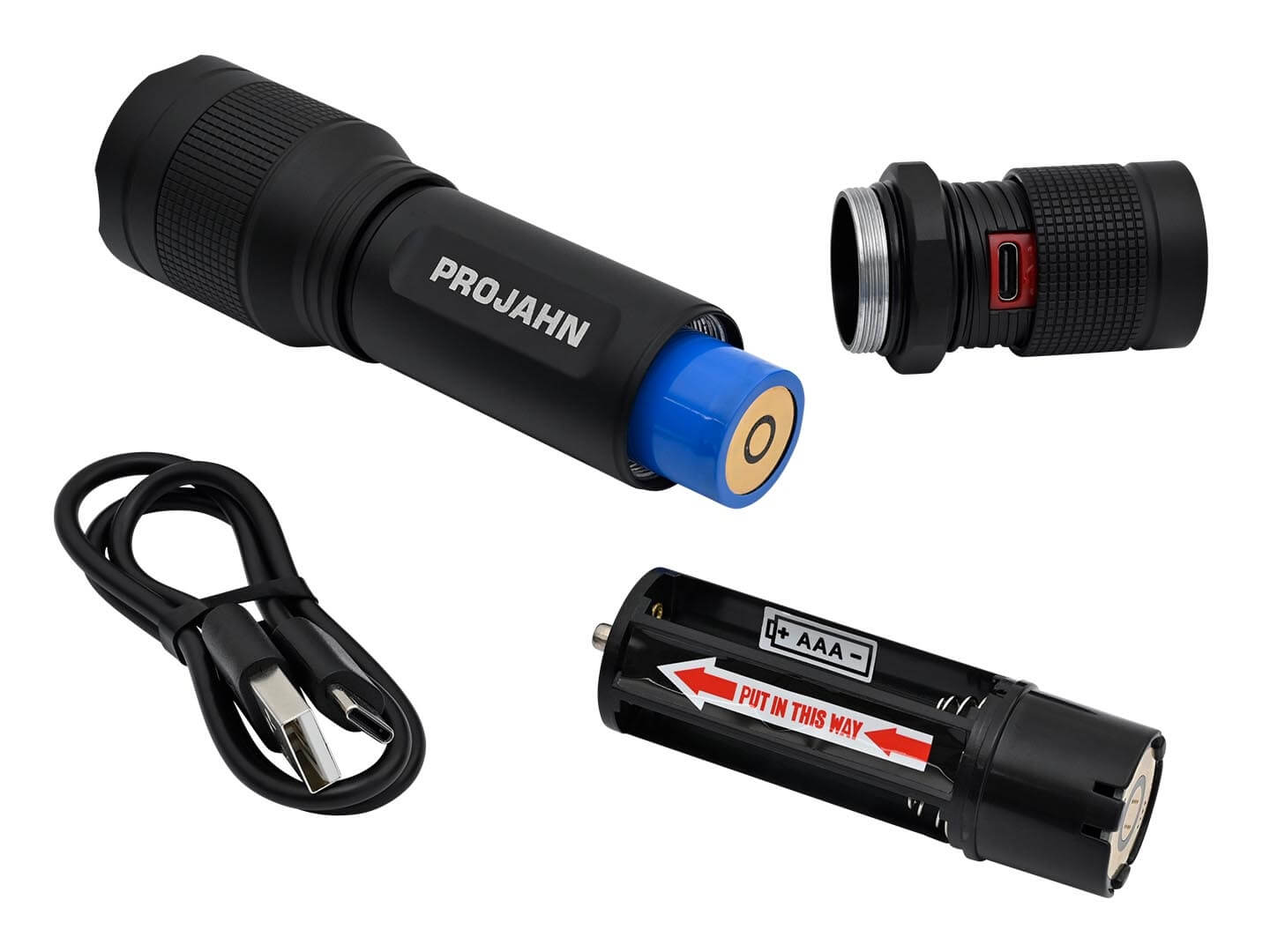 PROJAHN Power LED Flashlight