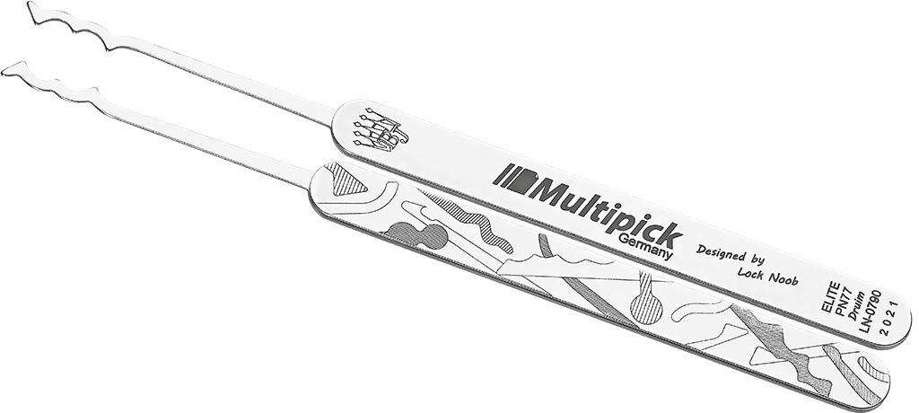 ELITE Druim Rake Pick - Lock Noob 0.6 mm (PN77)