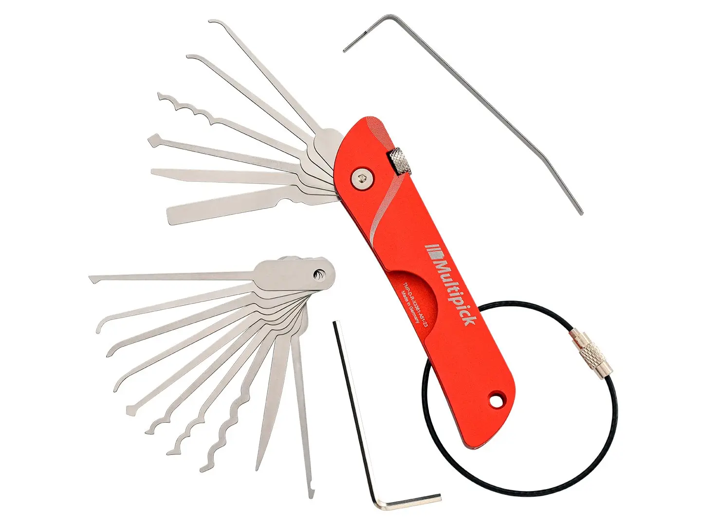 EDC Pocket Pick Set Redline Edition + 10 Tips