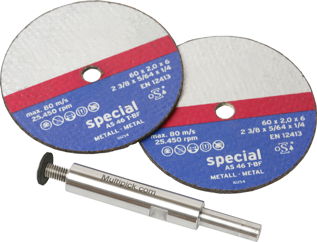 Grinding disc holder set