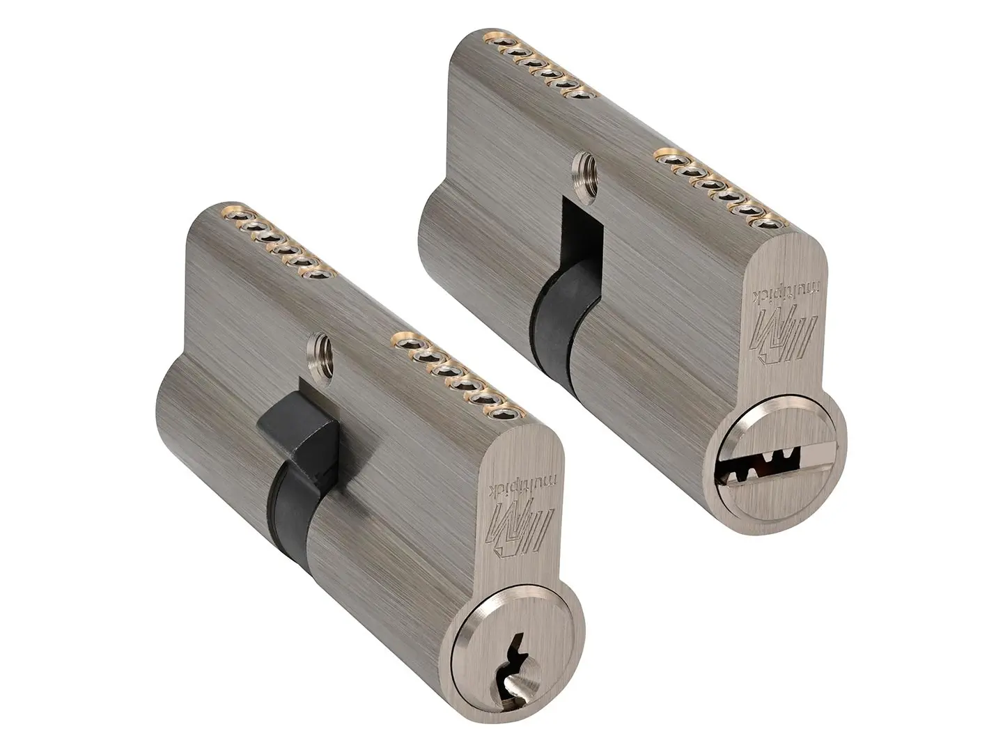 Closed 6-pin Dimple / Euro Profile Practice Lock Set