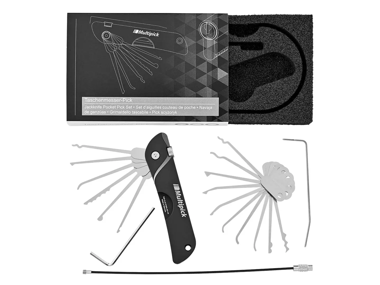 Jackknife Pocket Pick Set Blackline Edition + 10 Tips