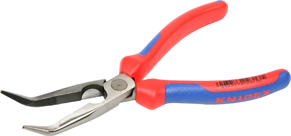 Knipex Nose Pliers with Cutter and 40° Bent Jaws