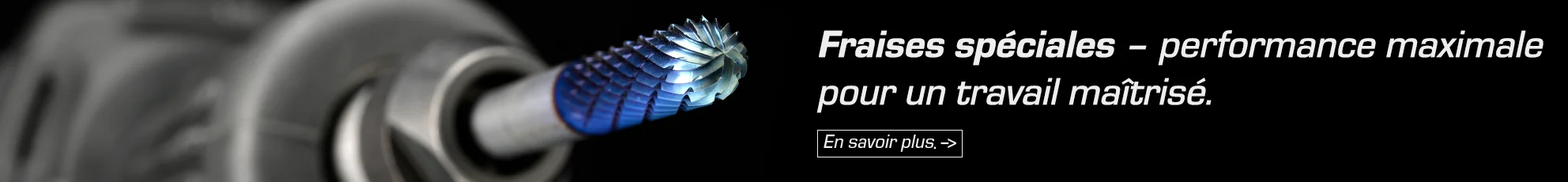 Fraises spéciales – performance maximale pour un travail maîtrisé.