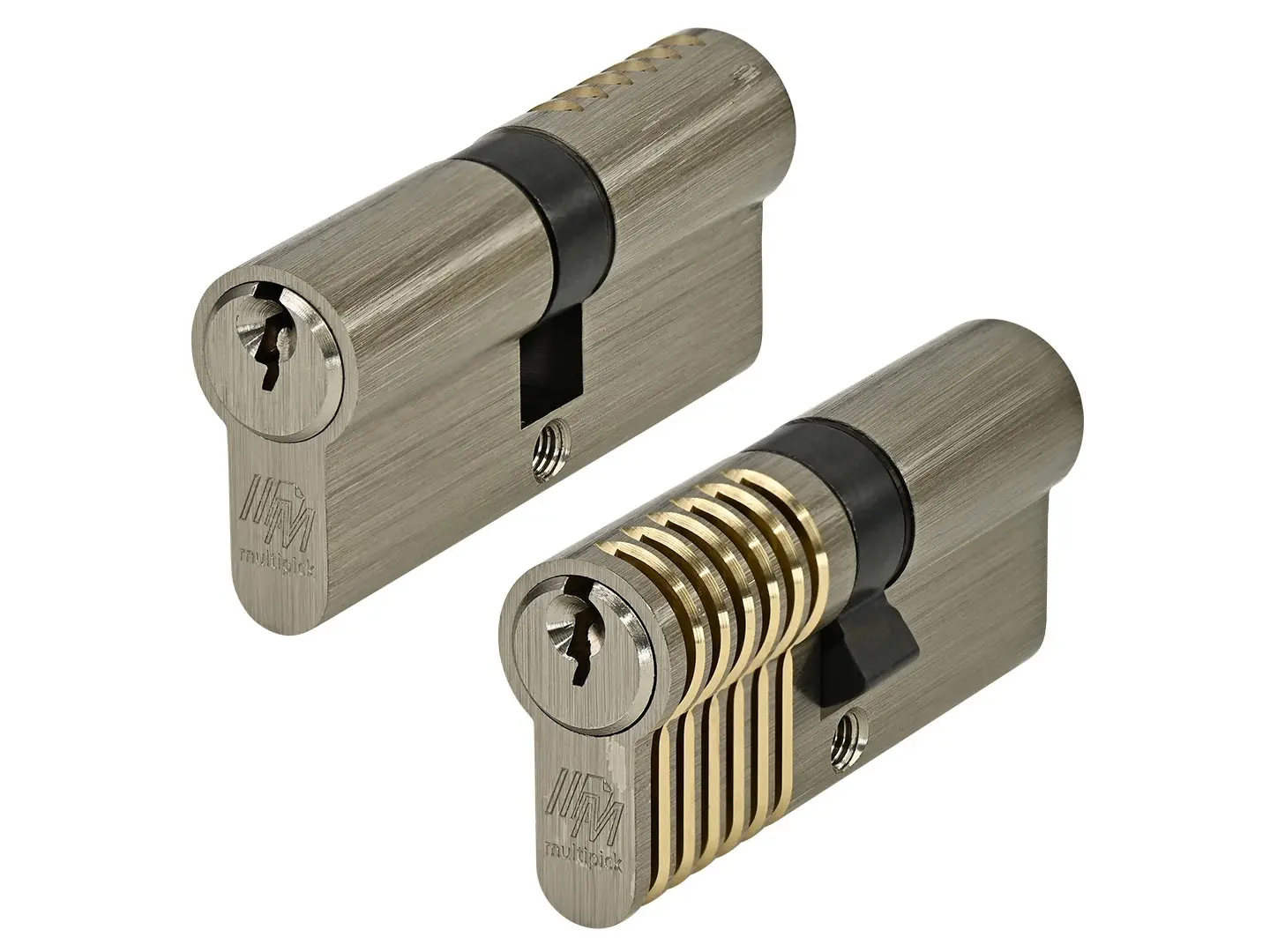 6-pin Euro profile training lock set for left-handers