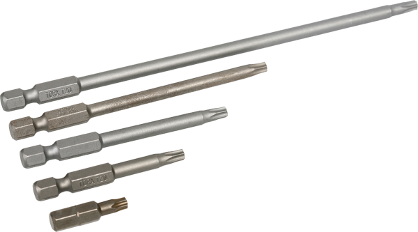 Bit Torx TX-20, Largo: 750 mm 1/4"