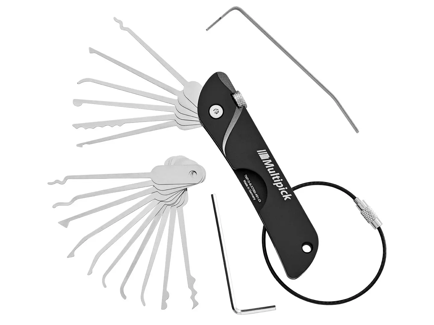 Jackknife Pocket Pick Set Blackline Edition + 10 Tips