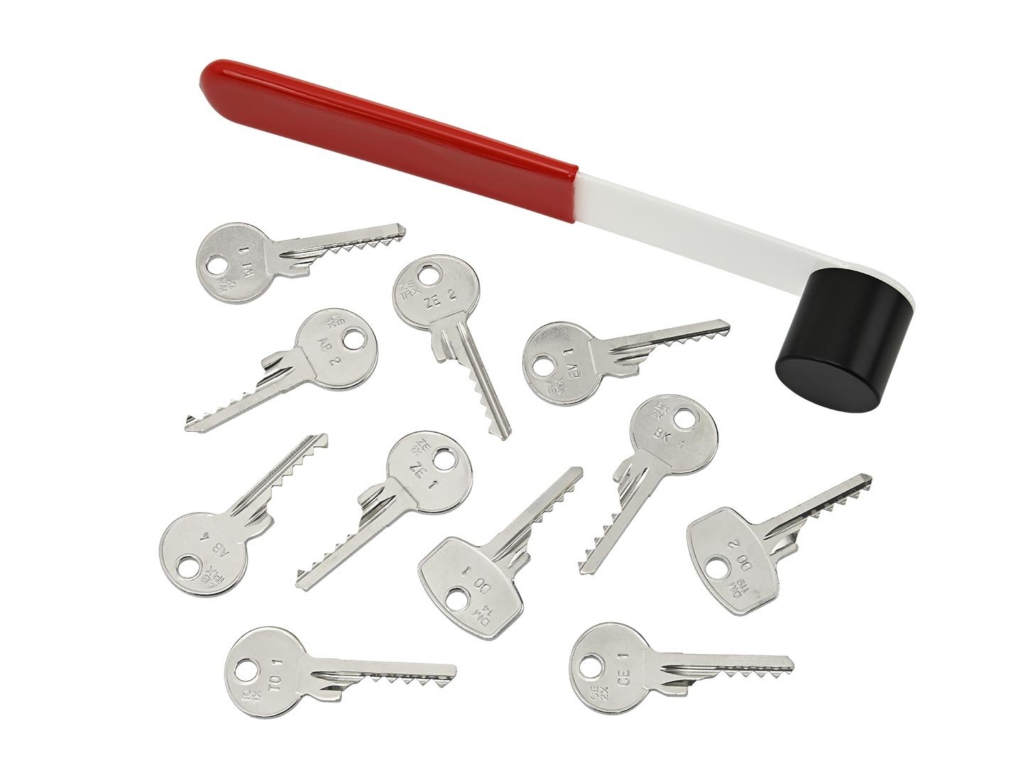 Schlagschlüssel-Satz 11-tlg. + Hammer Schlagschlüssel-Satz 11-tlg. + Hammer