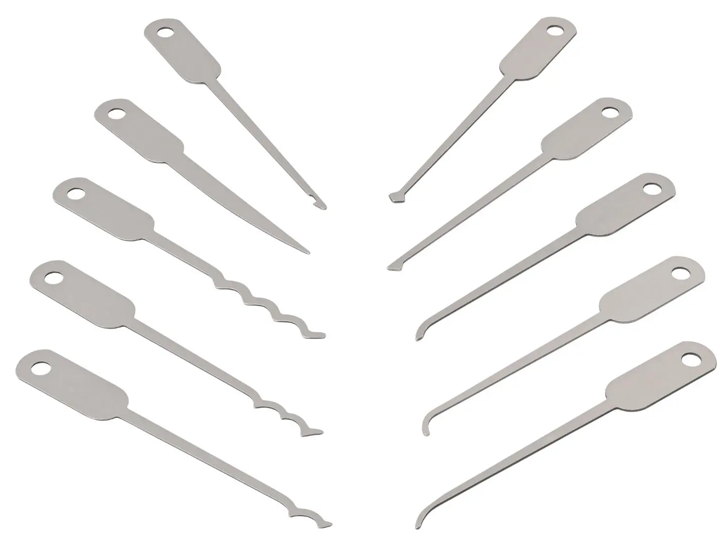 Pick Tip Set for EDC Jackknife Pick Set - 10 pcs.