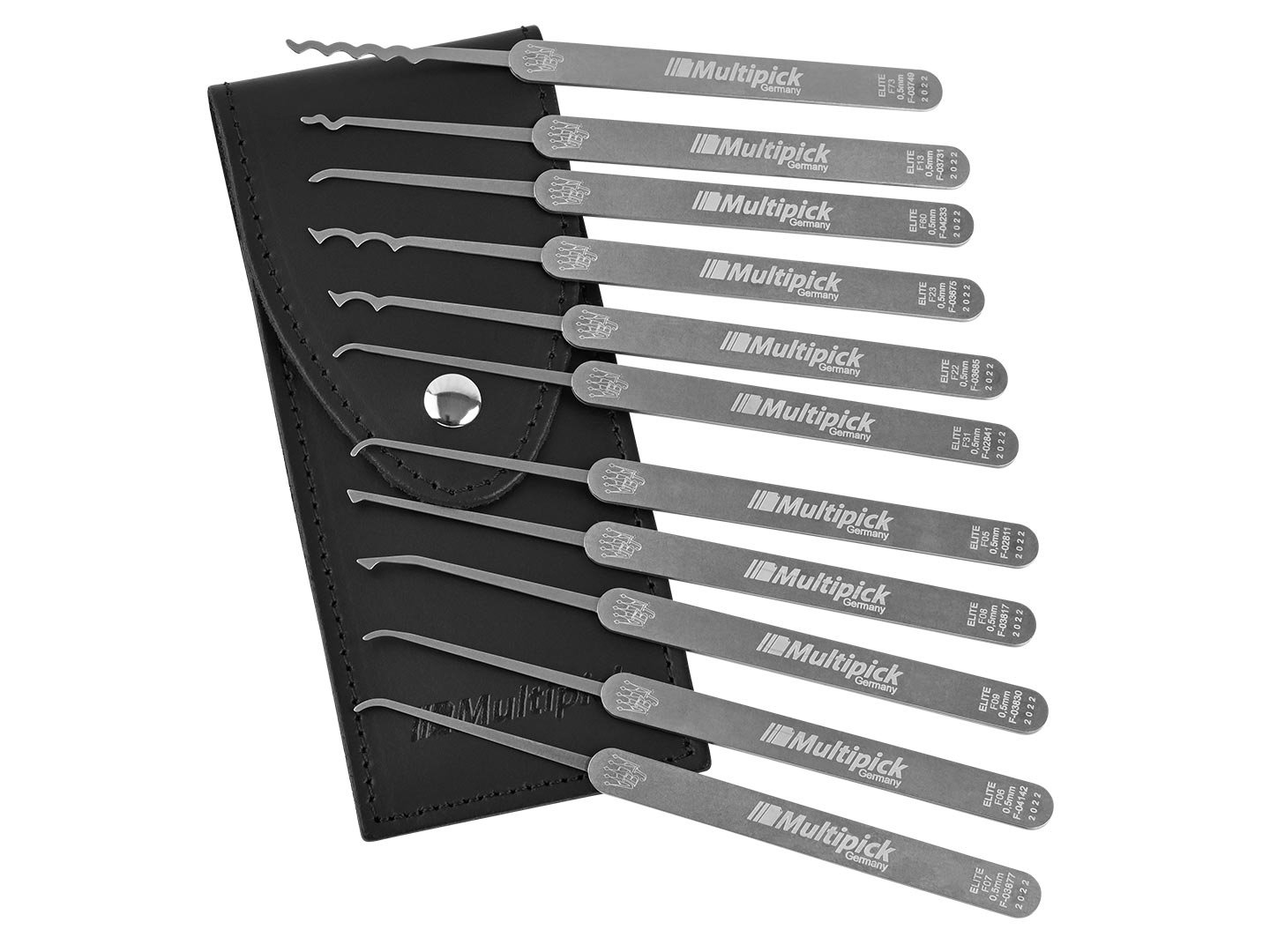 Juego de Ganzúas 0.5 mm Multipick ELITE SET II