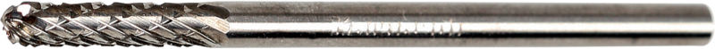 Mini Milling Burr 3 x 50 / 8 mm - Ball nosed cylinder