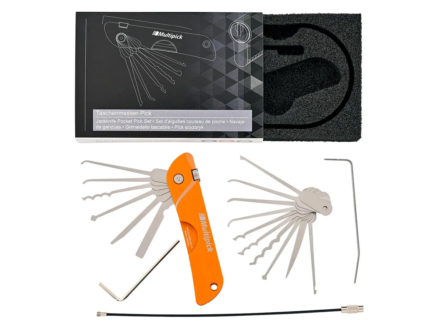 EDC Pocket Pick Set Orangeline Edition + 10 Tips