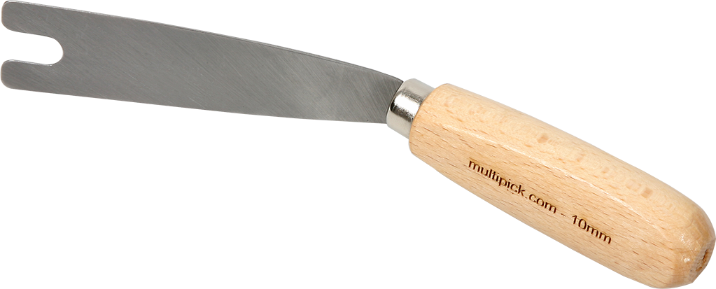 Cuchillo p/tuercas cuadradas 10 mm, en ángulo
