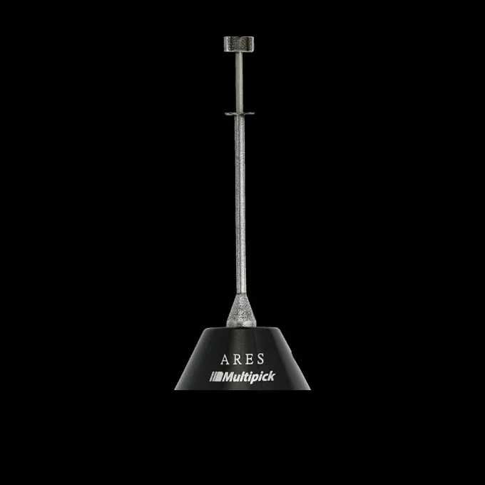 Multipick ARES tension tip on display stand – Professional-grade lockpicking accessory