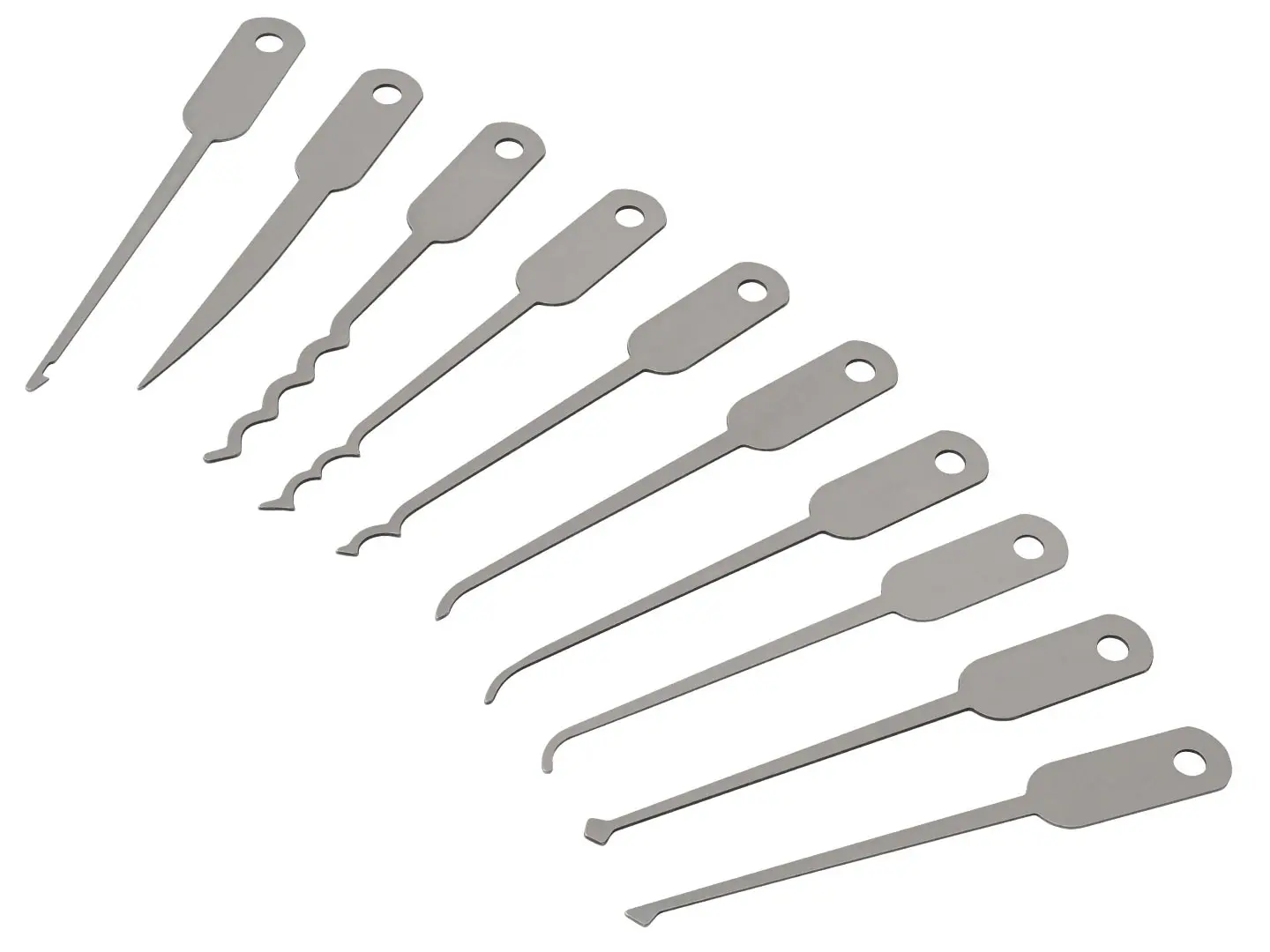 Pick Tip Set for EDC Jackknife Pick Set - 10 pcs.