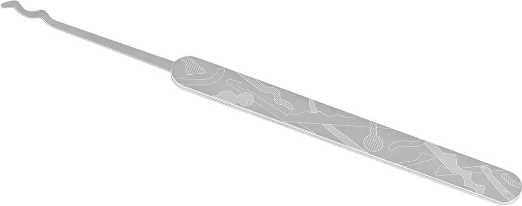 ELITE Wave rake large double cycloid 0.6 mm (PN67)