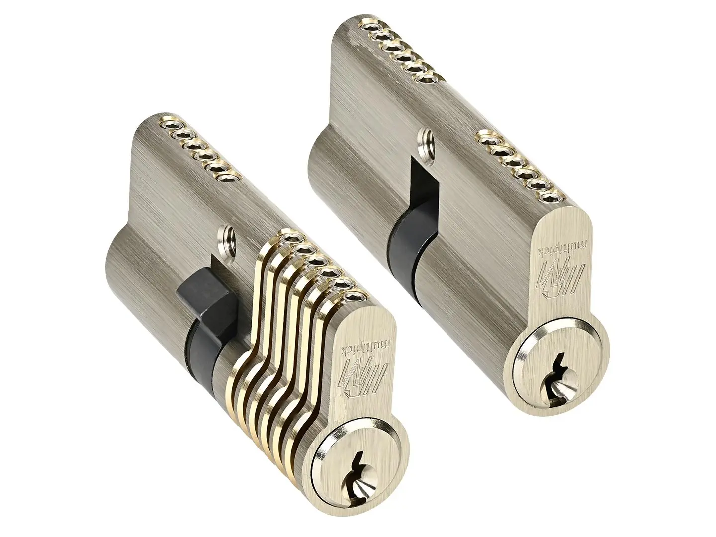 6-pin Euro profile training lock set for left-handers