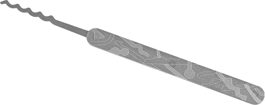 ELITE Wave rake small quint cycloid 0.5 mm (PNF73)