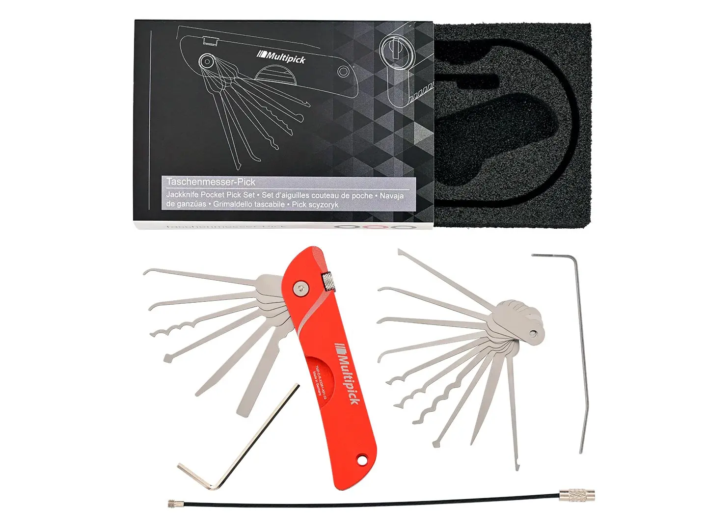 EDC Pocket Pick Set Redline Edition + 10 Tips