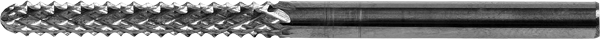 Milling Burr 3x50/22mm with deep frontal cuts