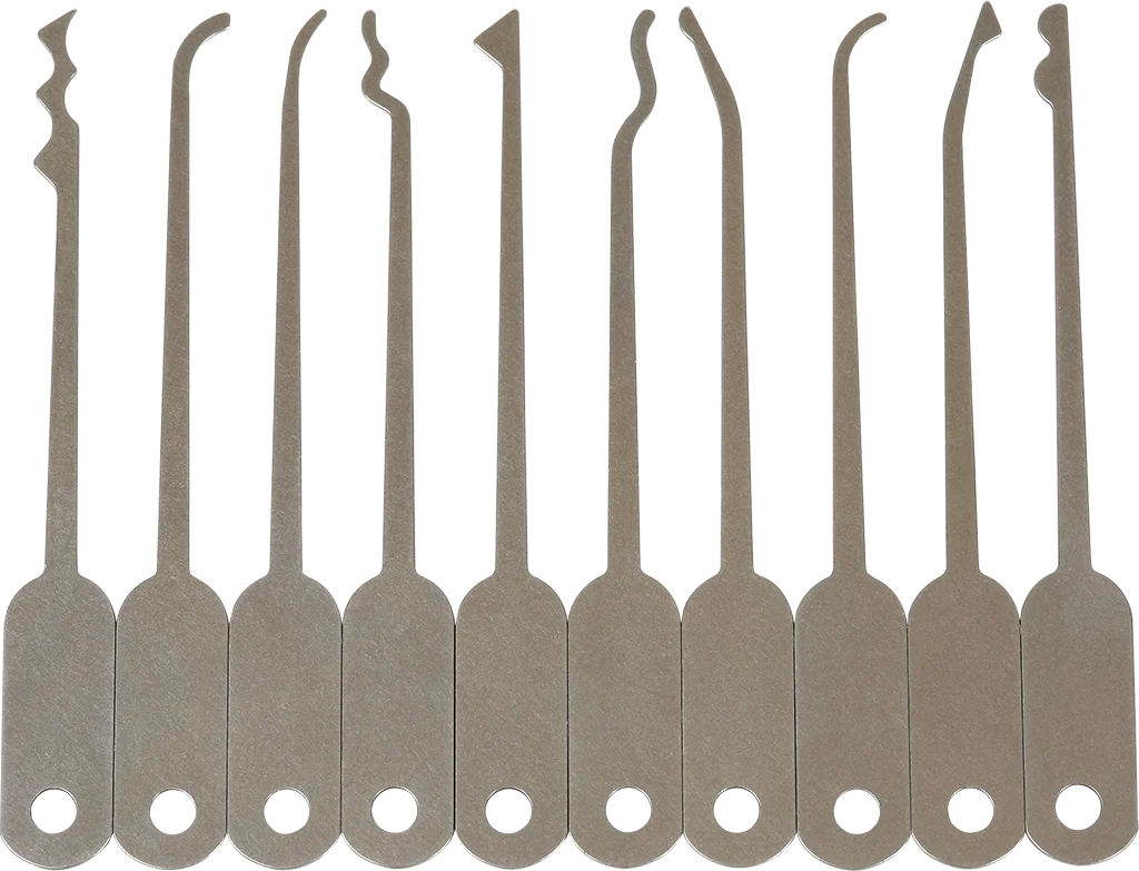 Pick Tip Set for Jackknife Pick Set - 10 pieces