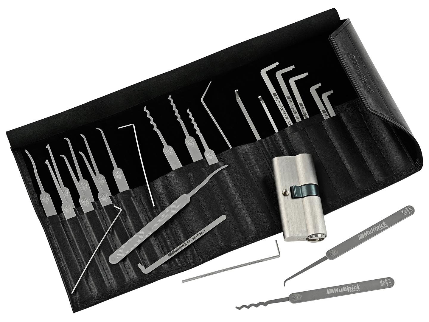 ELITE Medium Lock Pick Set 27-pcs. 0.4 + 0.6 mm ELITE Medium Lock Pick Set 27-pcs. 0.4 + 0.6 mm