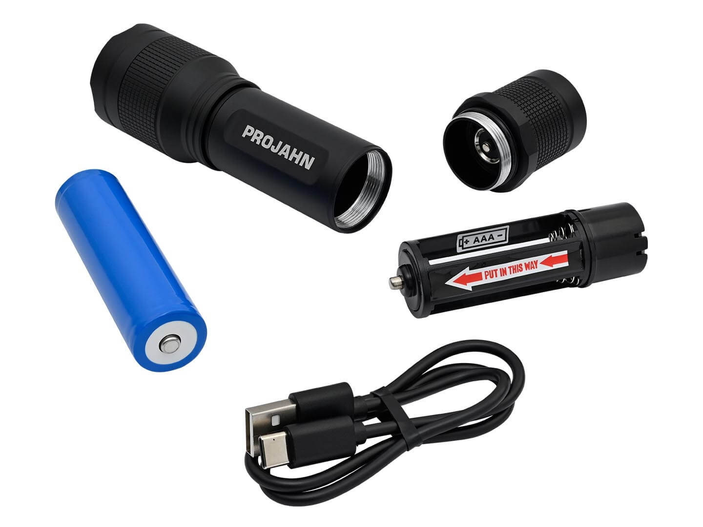 PROJAHN Power LED Flashlight