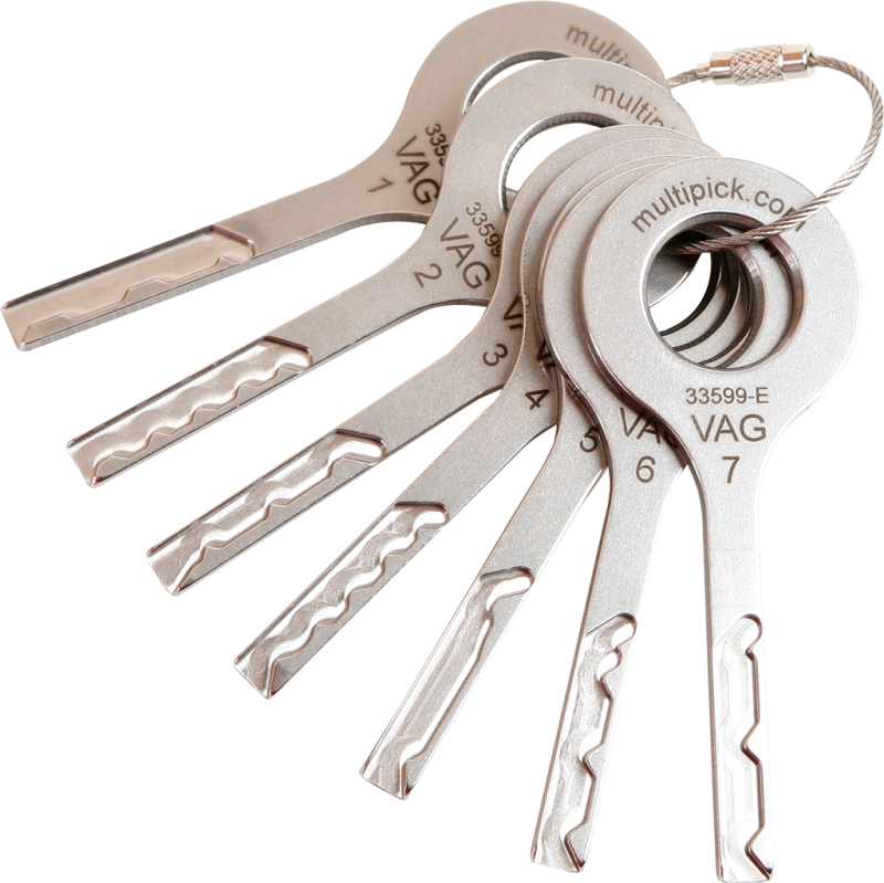Ключ ваг. Multipick инструмент. Set of Keys. VAG pick.